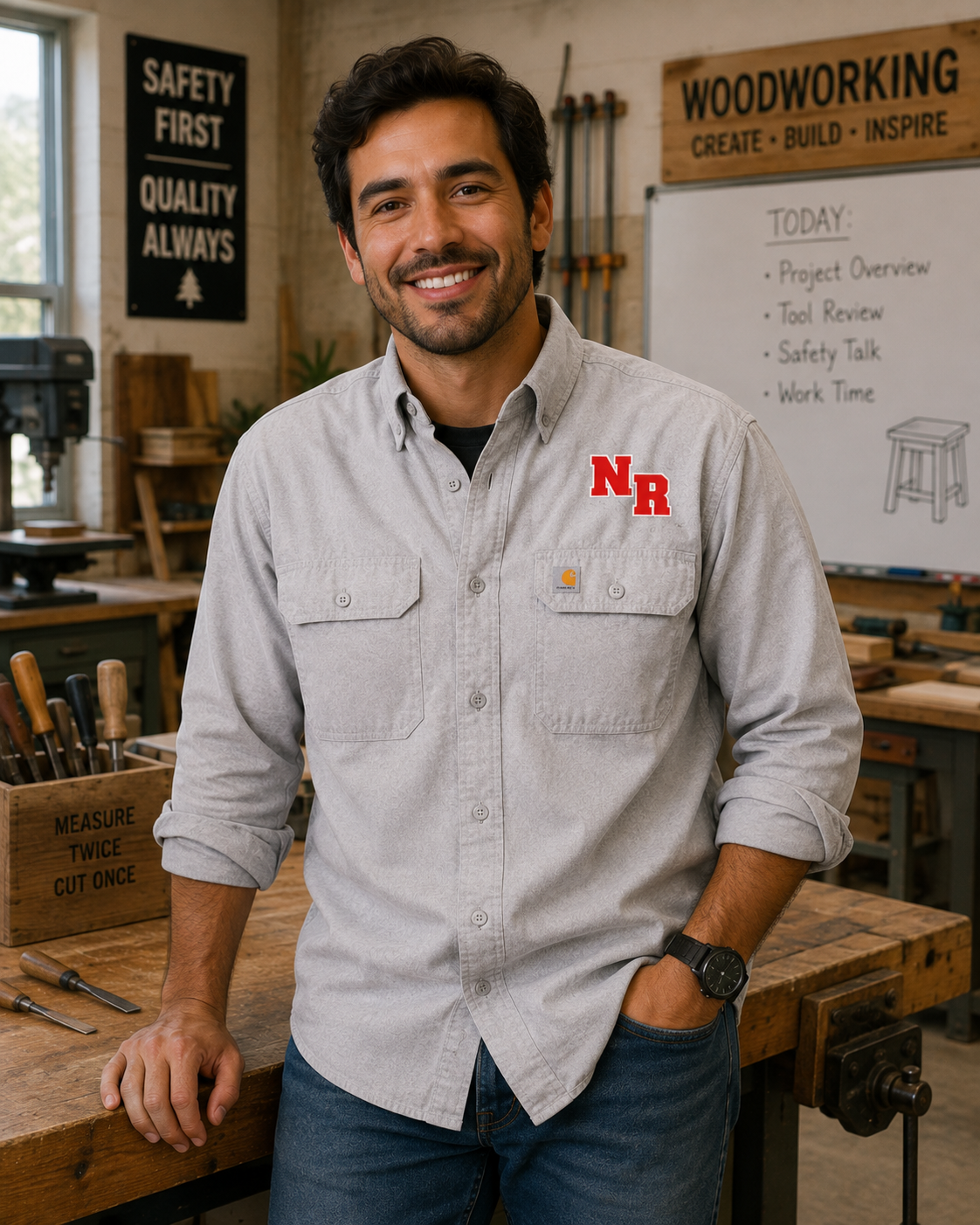 NR Carhartt Force® Solid Long Sleeve Shirt